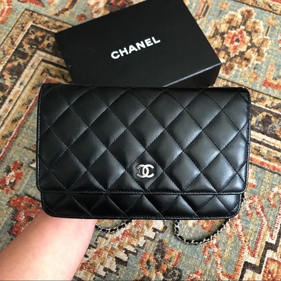 SOLD***Chanel Classic WOC Wallet on Chain Flap Bag - Picture 4 of 12
